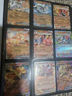 Pokemon TCG Lot Of Ex Cards Binder + Black Star 184 Cards - Image 1