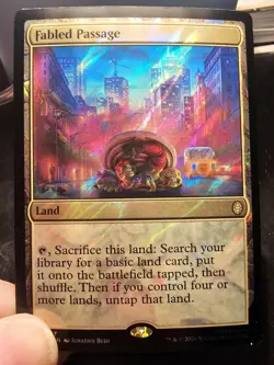 MTG: Teenage Mutant Ninja Turtles #67 Fabled Passage Surge Foil - M/NM - Image 1