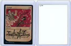 Fireball Foil Commander Legends Battle for Baldur's Gate Signed Artist Proof MTG - Image 3