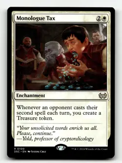 Monologue Tax 100 R Commander: Duskmourn: House of Horror - Image 1