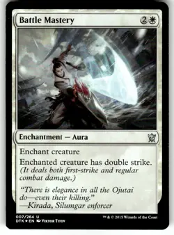 FOIL MTG NM Battle Mastery Dragons of Tarkir Regular - Image 1