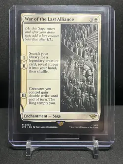 The War of the Last Alliance - Magic MTG 2023 Lord of the Rings NM - Image 1