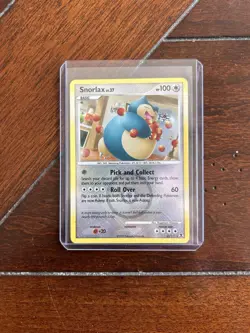 Pokemon Rising Rivals League Promo Cross-Hatch Reverse Holo Foil Snorlax 33/111 - Image 2