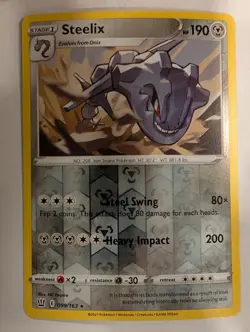 Steelix 099/163 Battle Styles Reverse Pokemon Holo Foil Nice! - Image 1