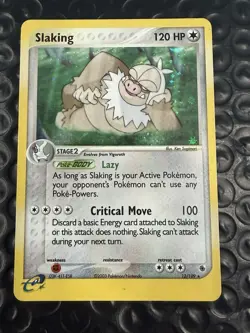Pokemon TCG - Slaking 12/109 Holo Rare Ruby & Sapphire NM- - Image 1
