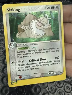 Pokemon TCG - Slaking 12/109 Holo Rare Ruby & Sapphire NM- - Image 2
