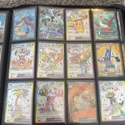 Pokemon TCG Surging Sparks Master Set 98% Complete, Mint Condition With Binder - Image 1