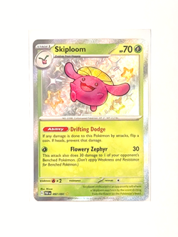 Skiploom 97/91 Baby Shiny Holo Rare Paldean Fates POKEMON TCG PAF ENGLISH NM/M - Image 1