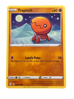 New: 2021 Pokemon TCG Trapinch 040 Shining Fates Regular Common - Image 1