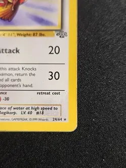 Pokemon TCG Pidgeot Jungle 24/64 Regular Unlimited Rare - Image 5