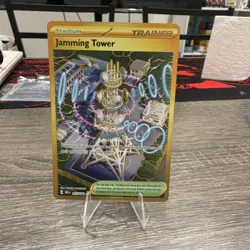 Pokemon Jamming Tower 243/182 Sv10: Destined Rivals Trainer Hyper Rare Holo - Image 1