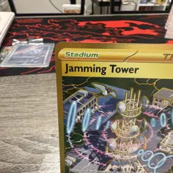 Pokemon Jamming Tower 243/182 Sv10: Destined Rivals Trainer Hyper Rare Holo - Image 2