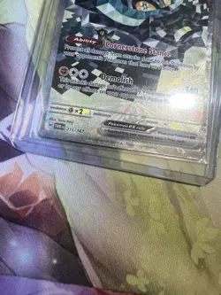 Cornerstone Mask Ogerpon EX 215/167 - SV06: Twilight Masquerade Full Art Pokemon - Image 2