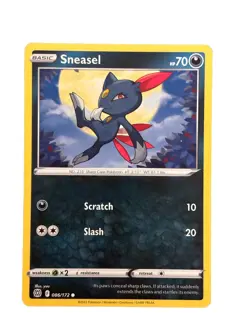 New: 2022 Pokemon TCG Sneasel 086 Swsh09: Brilliant Stars Regular Common - Image 1