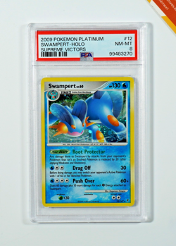 Pokemon PSA 8 Swampert #12 Holo Supreme Victors 2009 English - Image 1