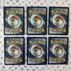 Pokemon TCG Destined Rivals Lot Of 6 Ethan’s Typhlosion Team Rockets Meowth - Image 2
