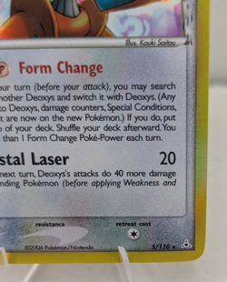 Pokemon Deoxys (Delta Species - Normal Forme) 5/110 Holon Phantoms Holo -LP,MP - Image 4