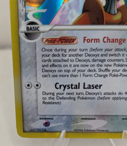 Pokemon Deoxys (Delta Species - Normal Forme) 5/110 Holon Phantoms Holo -LP,MP - Image 5