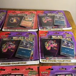 LOT OF 9 Pokemon Mega Evolution Ascended Heroes Tech Sticker Collection NEW - Image 4
