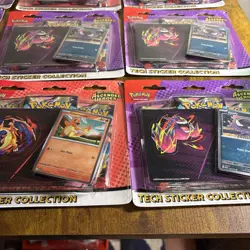 LOT OF 9 Pokemon Mega Evolution Ascended Heroes Tech Sticker Collection NEW - Image 5