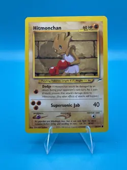 Pokemon TCG 1995-2000 Hitmonchan 69/105 Neo Destiny Vintage Regular NM - Image 1