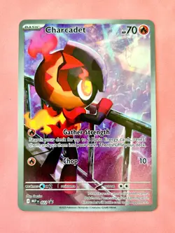 Charcadet 022 ETB Black Star Promo - Pokemon TCG Phantasmal Flames - NM - Image 1
