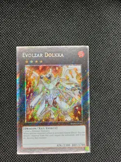 Evolzar Dolkka 1st Edition Platinum Secret Rare RA04-EN167 - Yu-Gi-Oh! - Image 1