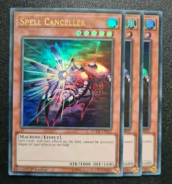 Spell Canceller x3 Yu-Gi-Oh! DUDE-EN032 1st Ultra Rare PLAYSET - Image 1