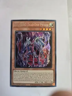 Yugioh Evil HERO Dead-End Prison SUDA-EN002 Secret Rare 1st Edition NM - Image 1