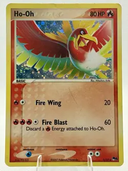 Pokemon: Ho-oh - 1/17 - Holo Rare Pokemon POP Series 5 Promos Foil Card 2007 - Image 1