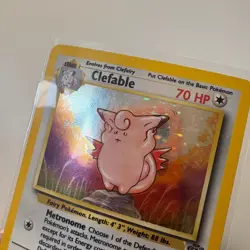 Pokemon Clefable 1/64 Jungle RARE HOLO Unlimited Wizard Vintage Card NM - Image 3