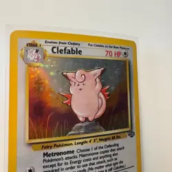 Pokemon Clefable 1/64 Jungle RARE HOLO Unlimited Wizard Vintage Card NM - Image 4