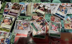 One Piece TCG 300+ Card Lot PRB02, OP07 & OP09 Rares Foils Only - Image 1
