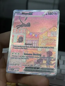 Mew 053 Black Star Promo 2023 151 IR Holo Rare Pokemon Card TCG - Image 4