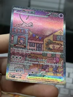 Mew 053 Black Star Promo 2023 151 IR Holo Rare Pokemon Card TCG - Image 5