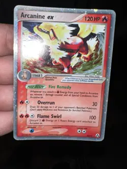 Pokemon TCG Arcanine EX Legend Maker Holo Card 83/92, English - Image 1