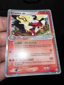 Pokemon TCG Arcanine EX Legend Maker Holo Card 83/92, English - Image 4