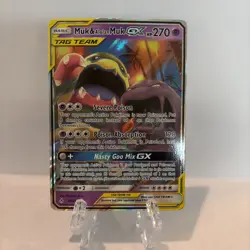 Pokemon Muk and Alolan Muk GX Unbroken Bonds Card 61/214 - Image 1