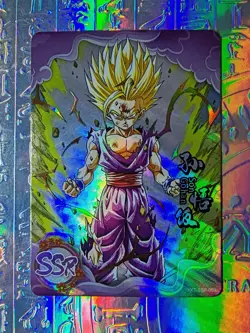 Card Dragon Ball Z Waifu Oil Holo UR Goku Freezer Vegeta Gohan Android - Image 1