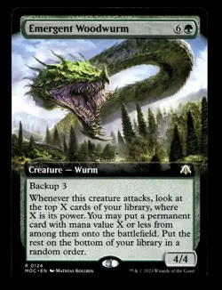 Emergent Woodwurm (Extended Art) 124 R Commander: March of the Machine - Image 1