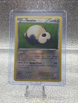 Snorlax 80/106 Rare Reverse Holo XY-Flashfire Pokemon TCG 2014 English - Image 1