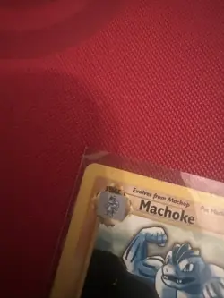 Pokemon TCG Machoke Base Set 34/102 Regular Unlimited Uncommon LP/EX - Image 3