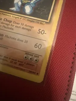 Pokemon TCG Machoke Base Set 34/102 Regular Unlimited Uncommon LP/EX - Image 5