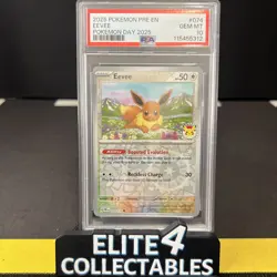 Eevee 074/131 Pokemon Day 2025 - PSA 10 (Prismatic Evolutions) - Image 1