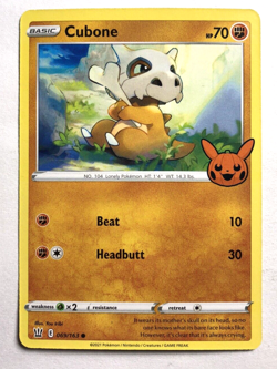 Cubone 069/163 Halloween Trick Or Trade 2022 Pokemon Regular Promo NEAR MINT NM - Image 1
