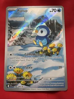 Pokemon TCG Piplup Full Art Illustration Rare 098/094 NM Phantasmal Flames - Image 2