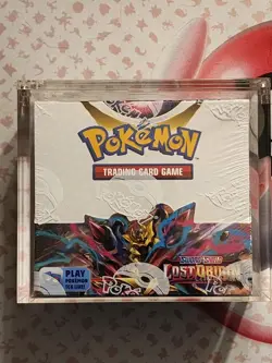 Pokemon Sword & Shield Lost Origin Booster Box W/ Acrylic!!! 820650860553 - Image 1