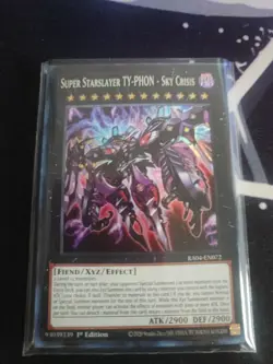 Super Starslayer Ty-phon - Sky Crisis Super Rare RA04-EN072 Yugioh - Image 1