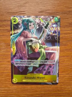 One Piece One Piece Kouzuki Hiyori Alt Art SR Wings of the Captain #OP06-106 NM - Image 1