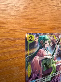 One Piece One Piece Kouzuki Hiyori Alt Art SR Wings of the Captain #OP06-106 NM - Image 2